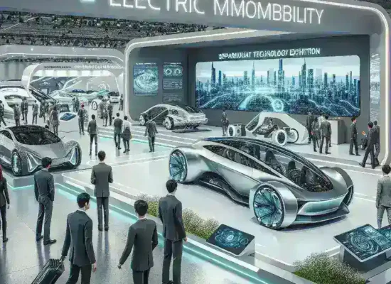 "Showcasing the E-Mobility Corner at GIIAS 2025, featuring the latest electric vehicle technologies and innovations in the automotive industry."